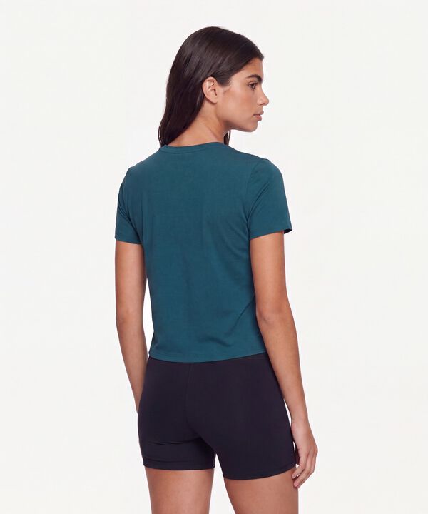 Camiseta Para Mujer Verde