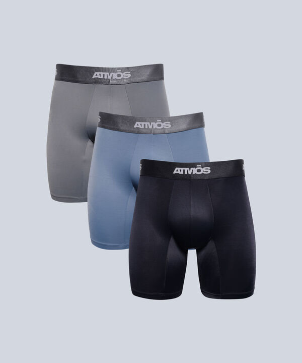 Boxer Para Hombre Gris image number null