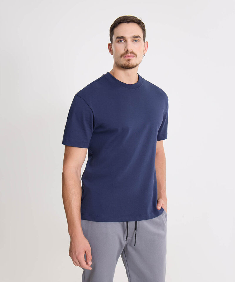 Camiseta Para Hombre AzulOscuro