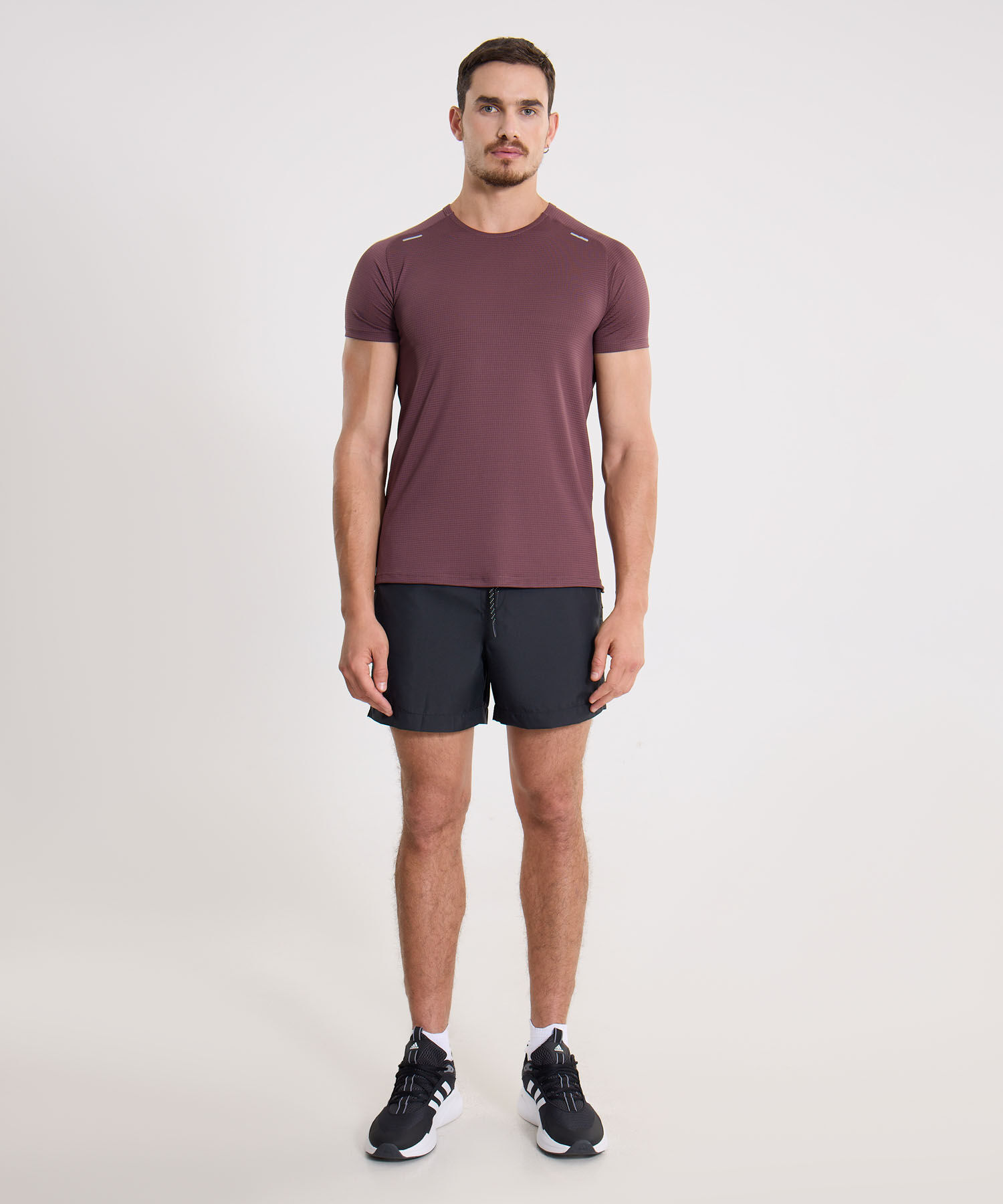 Camiseta Para Hombre Morado