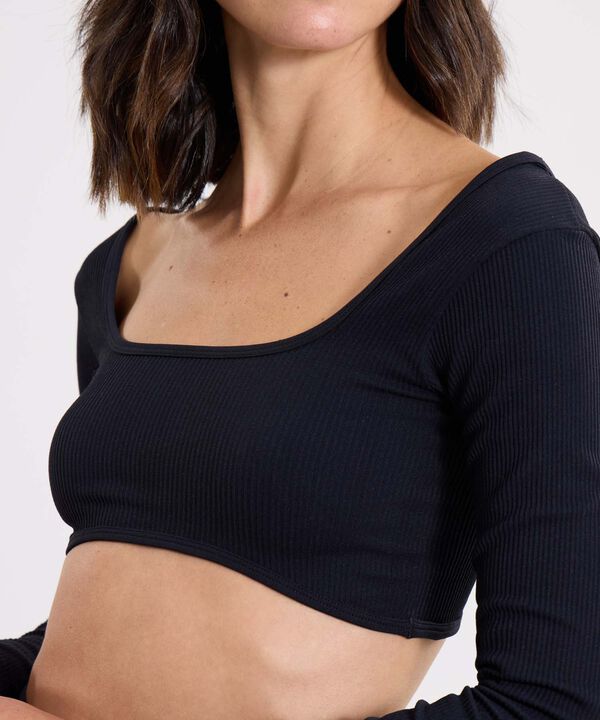 Camiseta Para Mujer Negro image number null