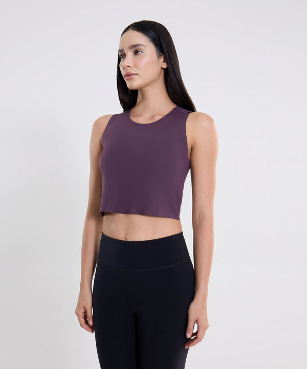 Camiseta Para Mujer Morado image number null