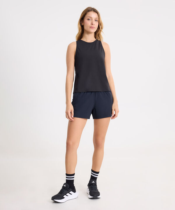 Set Running Negro con Camiseta Sisa y Short con Biker,  image number null