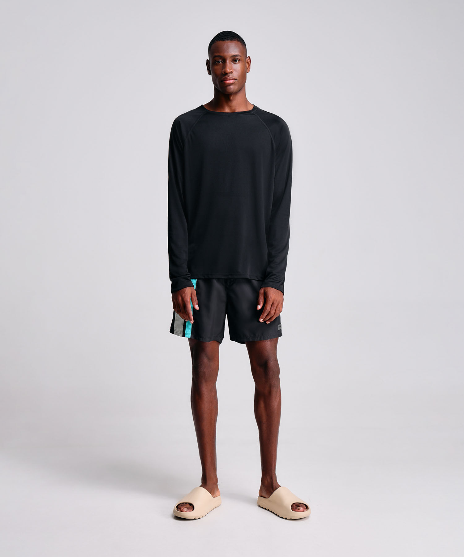 Camiseta Para Hombre Negro
