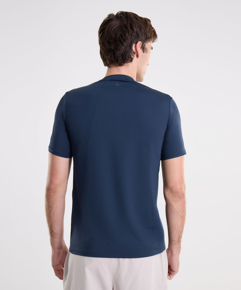 Camiseta Para Hombre AzulOscuro