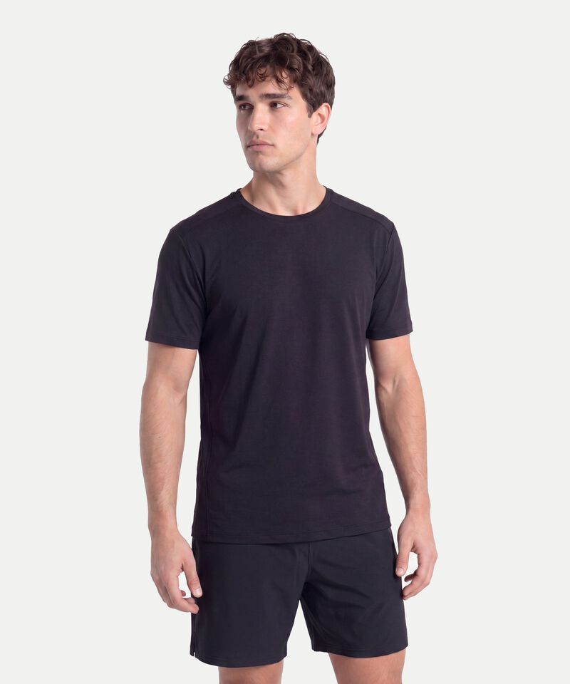 Camiseta Para Hombre Negro