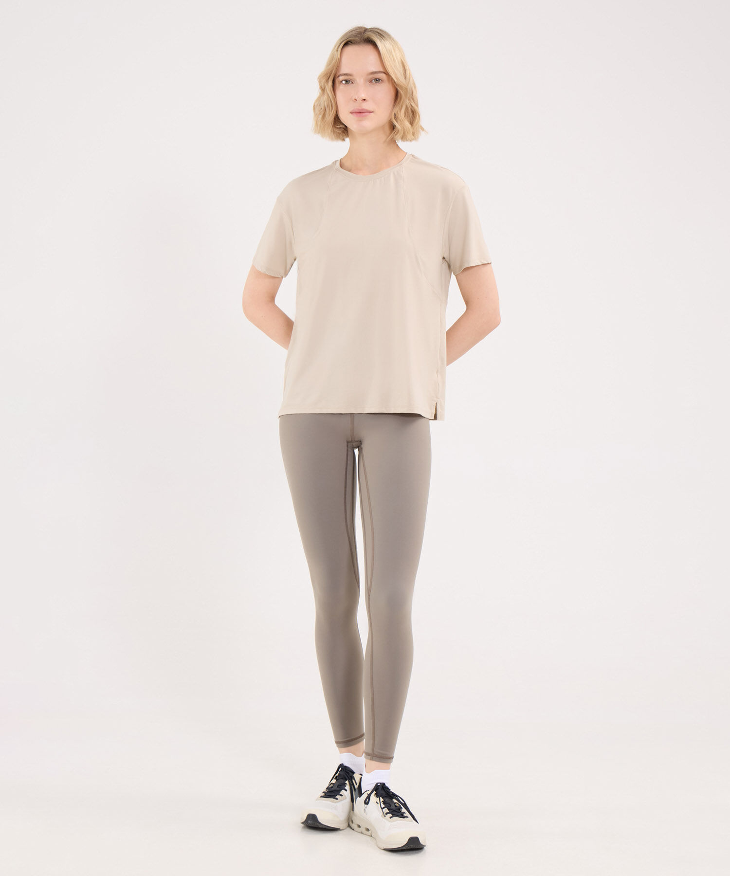 Camiseta Para Mujer Beige