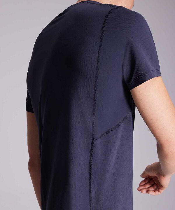 Camiseta Para Hombre AzulOscuro