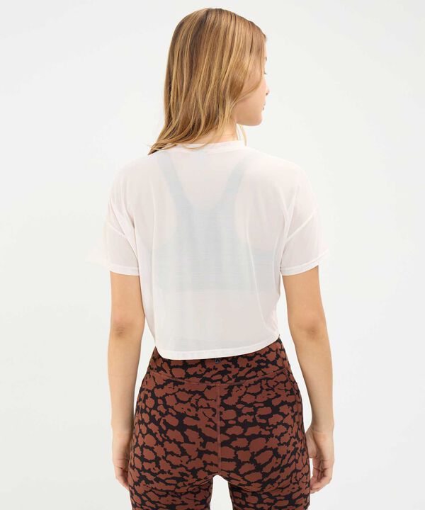 Camiseta Para Mujer Marfil