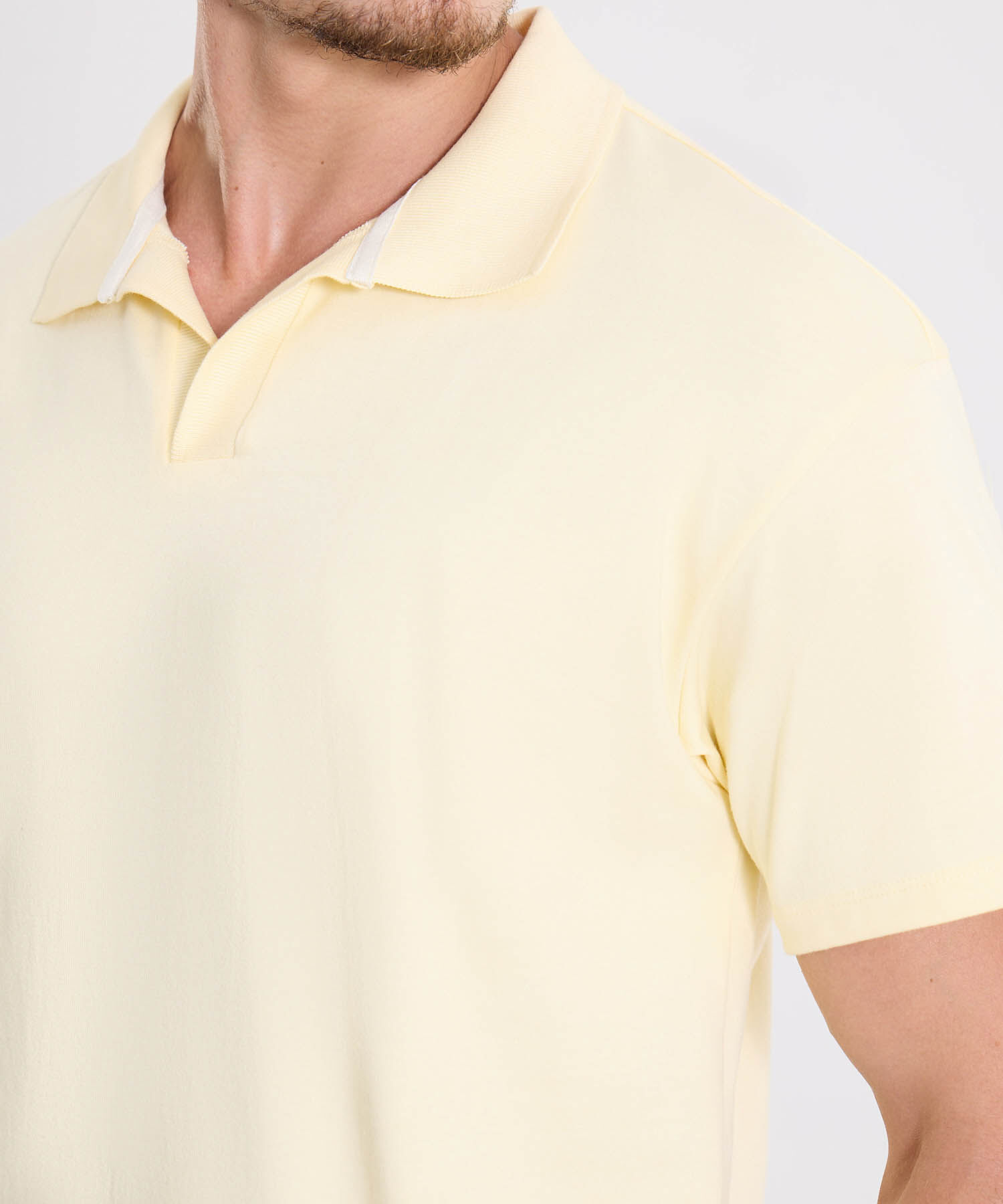 Polo Para Hombre Amarillo