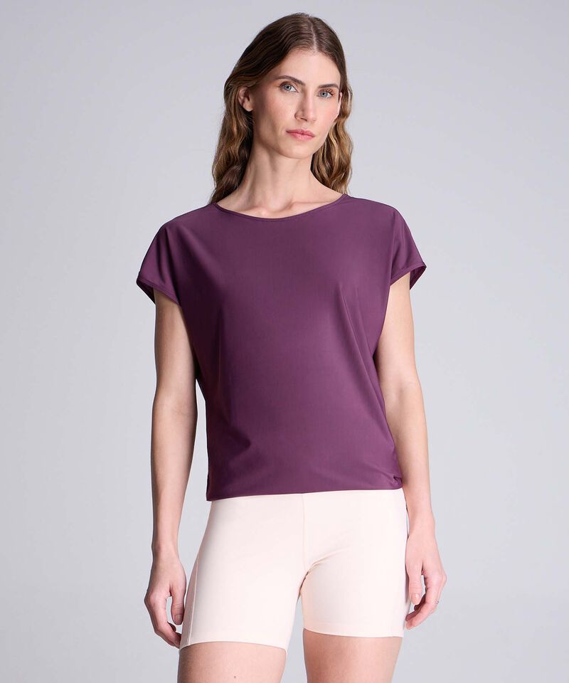Camiseta Para Mujer Morado