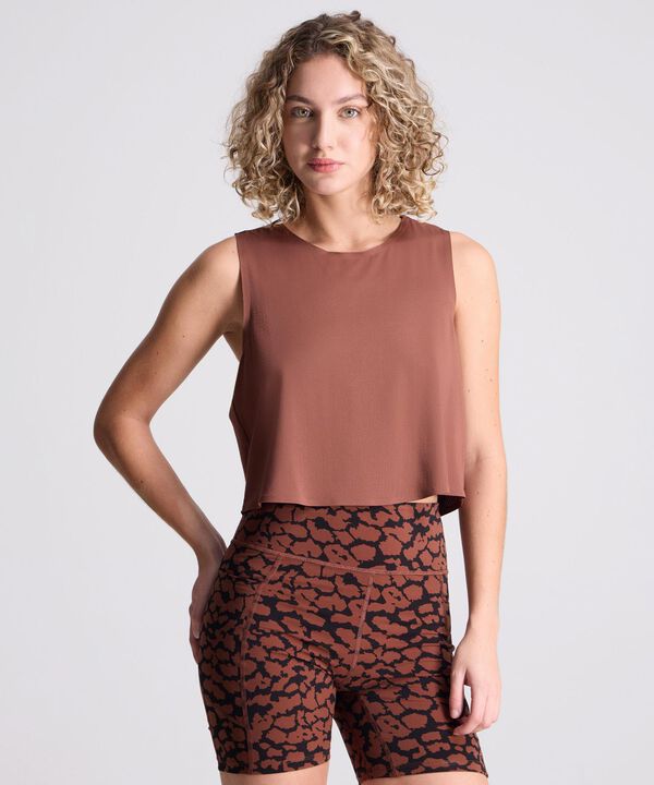 Camiseta Para Mujer Cafe image number null