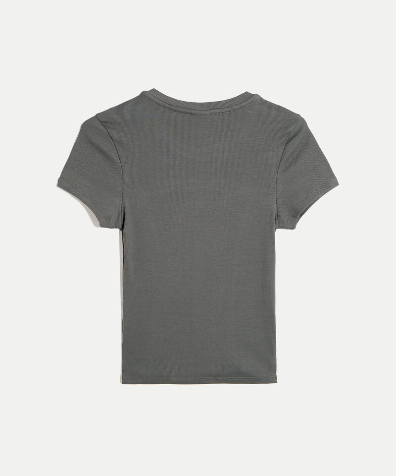 Camiseta Para Mujer Gris