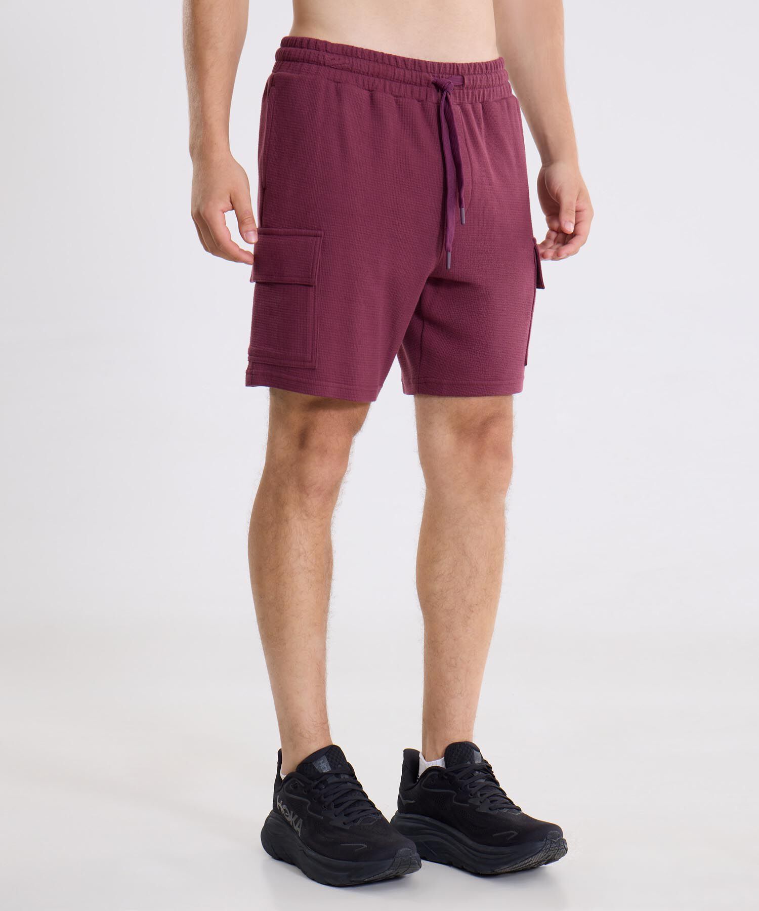 Bermuda Para Hombre Vino