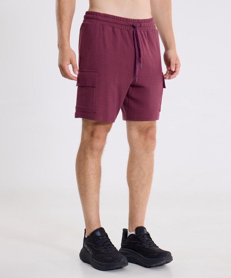 Bermuda Para Hombre Vino