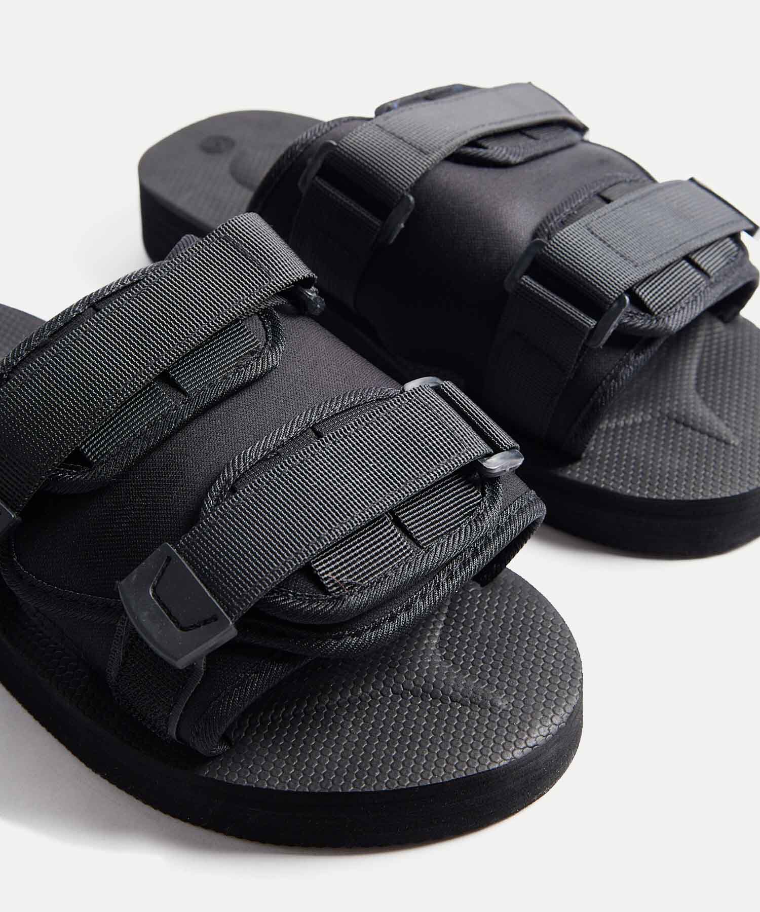 Sandalias Para Hombre Negro