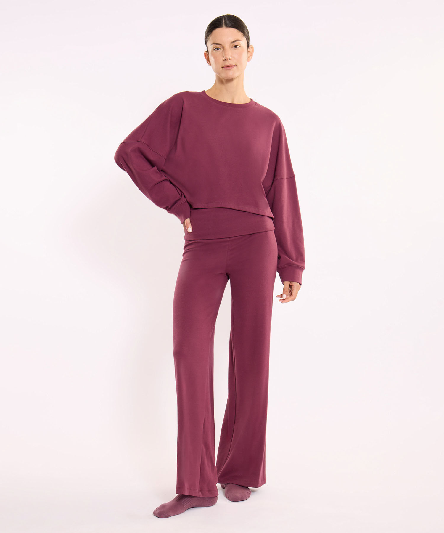 Pantalon Para Mujer Vino