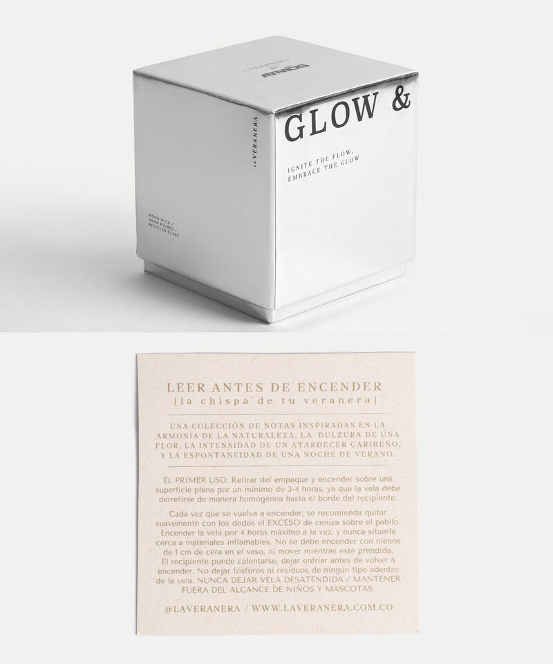 Vela Arom&aacute;tica Decorativa, Dorado