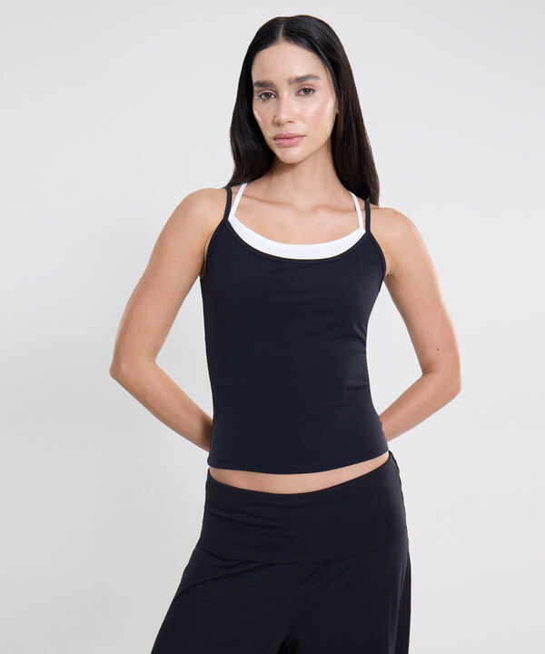 Camiseta Para Mujer Negro image number null