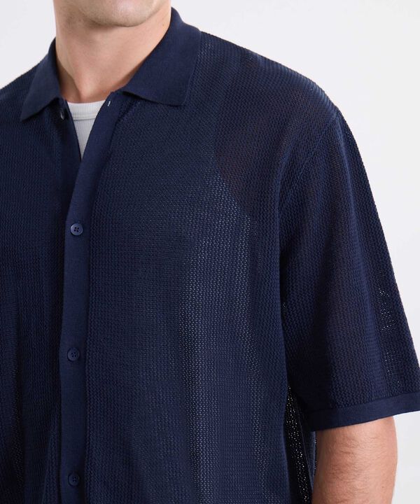 Polo Para Hombre AzulOscuro