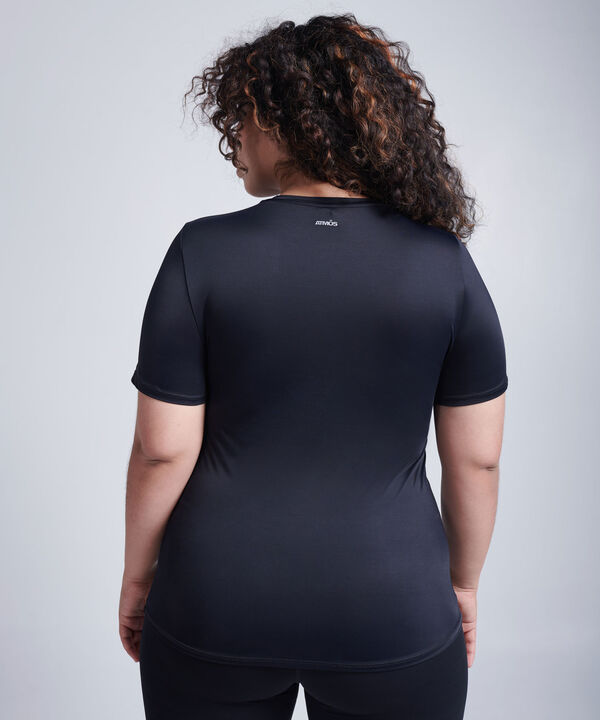 Camiseta Para Mujer Negro