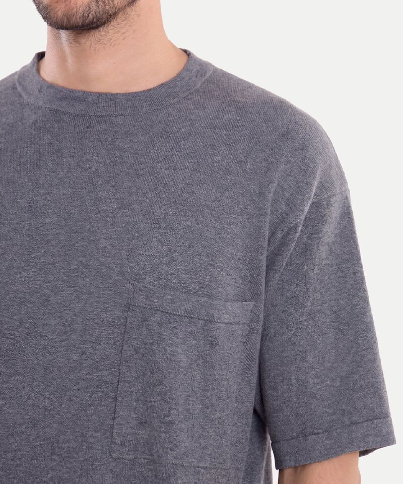 Camiseta Para Hombre Gris