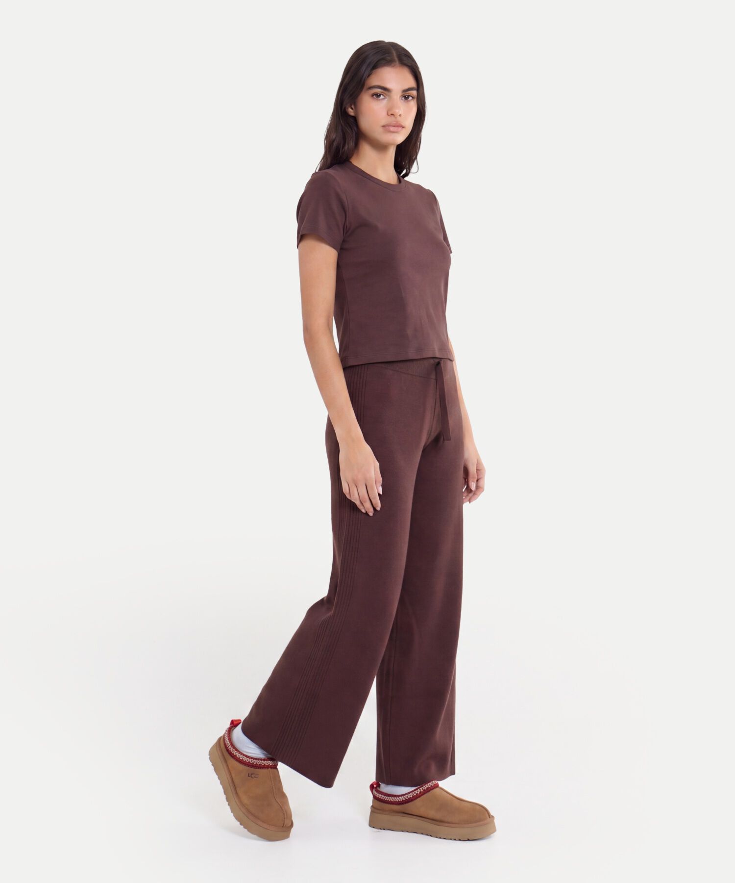 Camiseta Para Mujer Cafe