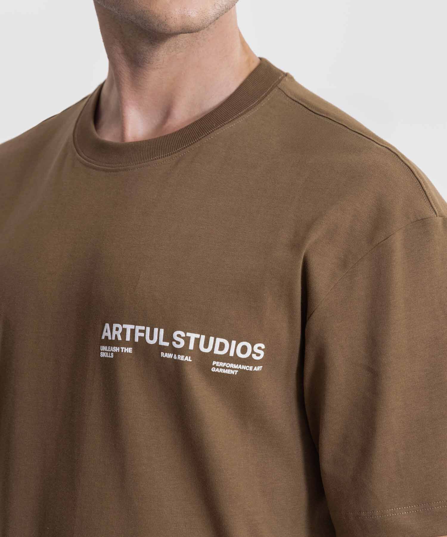 Camiseta Para Hombre Cafe