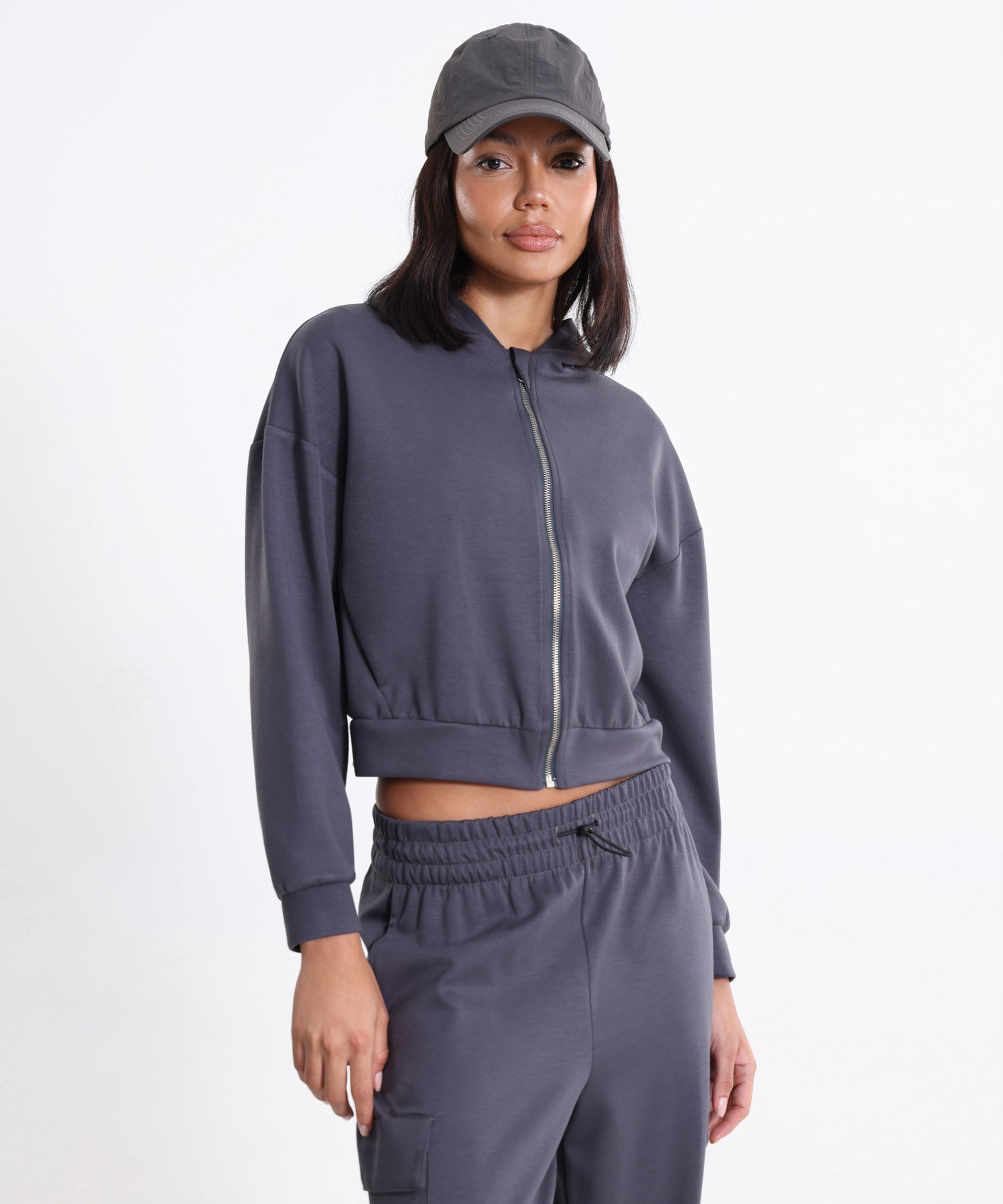 Buzo Para Mujer GrisOscuro