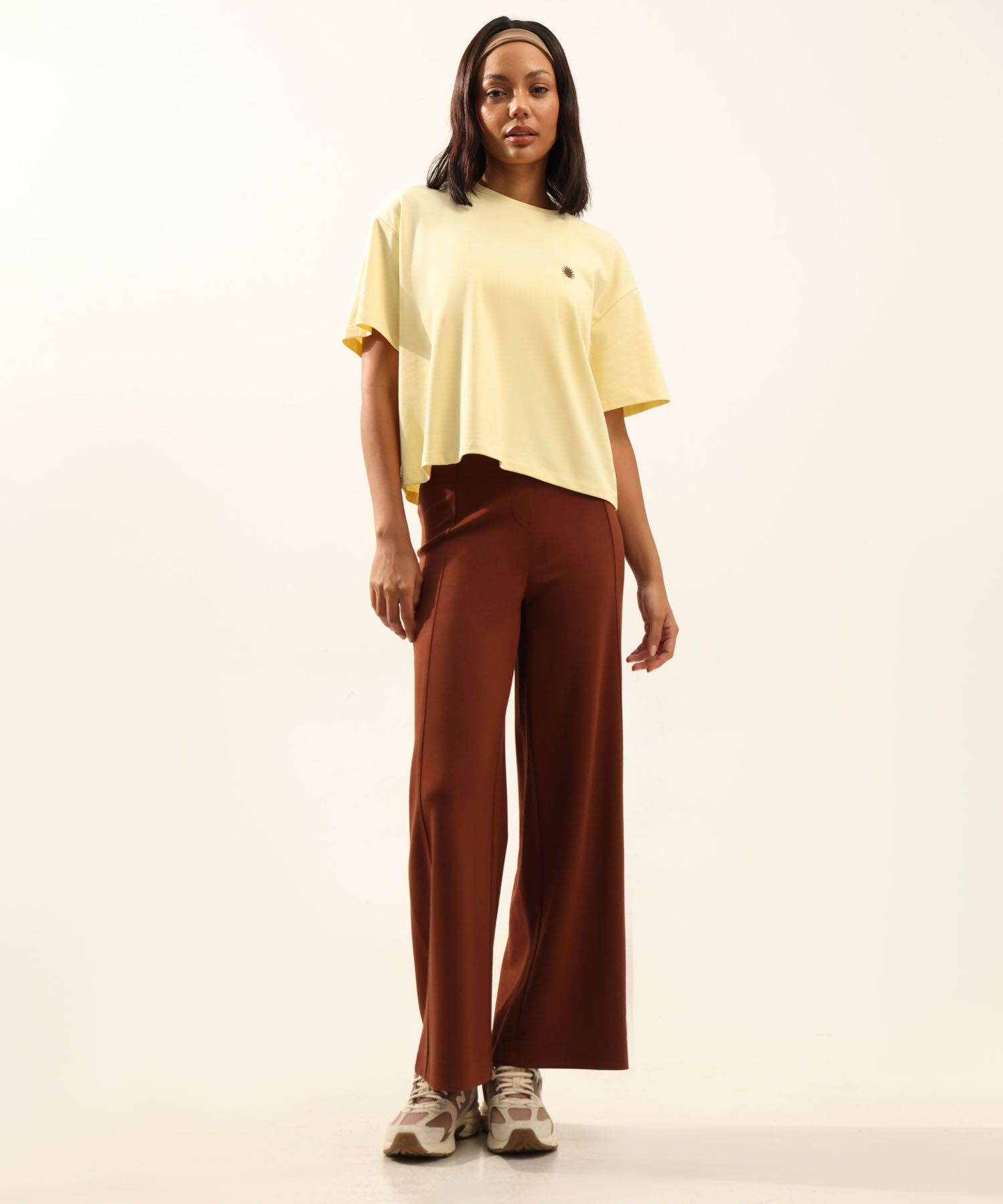 Camiseta Para Mujer Amarillo