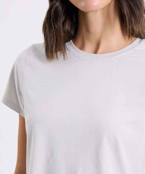 Camiseta Para Mujer GrisClaro image number null