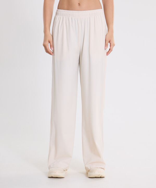 Pantalon Para Mujer Crema