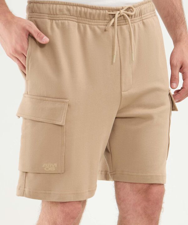 Bermuda Para Hombre Beige image number null