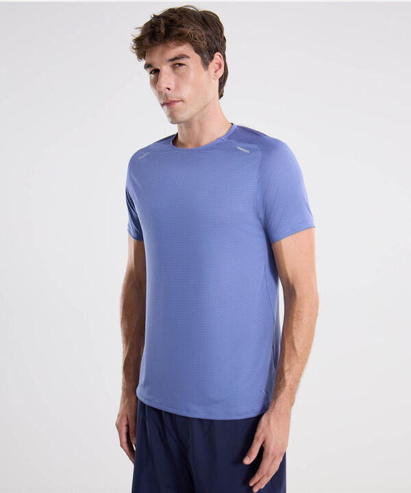 Camiseta Para Hombre AzulMedio image number null