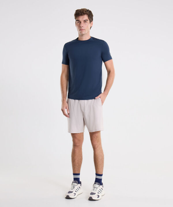 Bermuda Para Hombre Beige