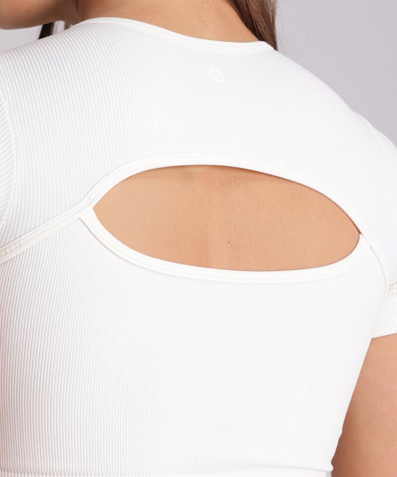 Camiseta Para Mujer Marfil