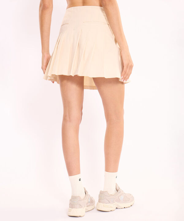 Falda Para Mujer Beige