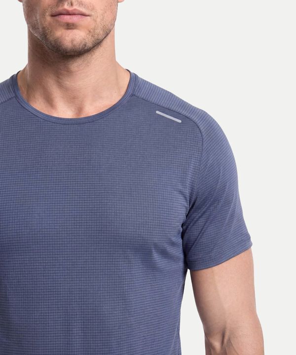 Camiseta Para Hombre AzulPastel