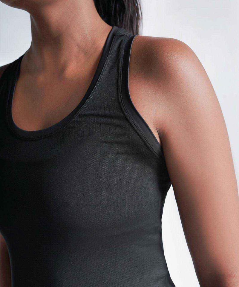 Camiseta Para Mujer Negro