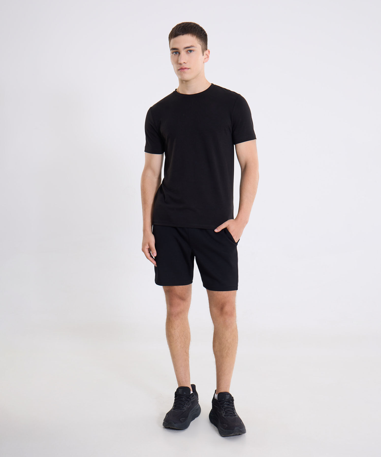 Bermuda Para Hombre Negro