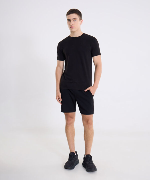 Bermuda Para Hombre Negro image number null