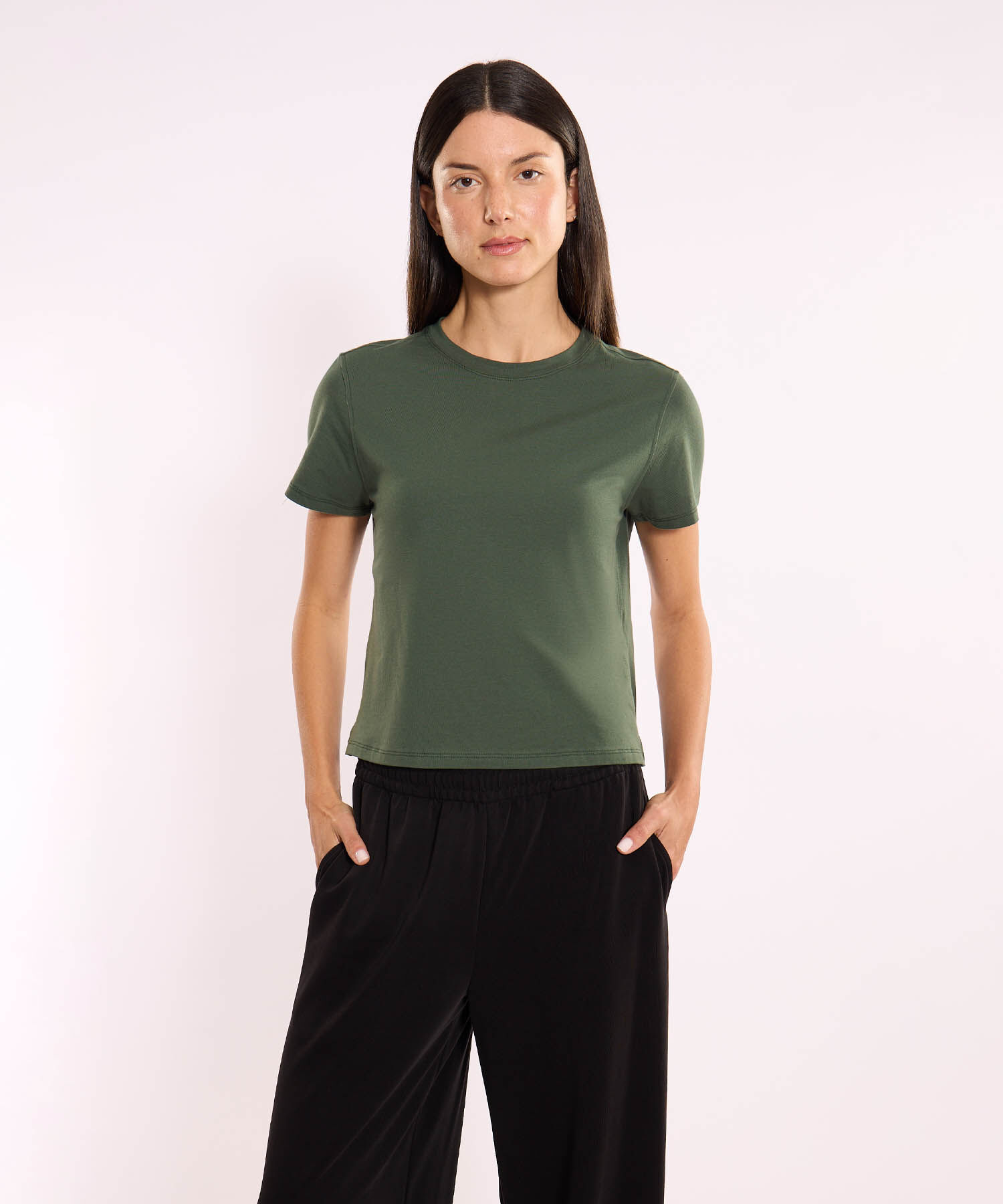 Camiseta Para Mujer Verde