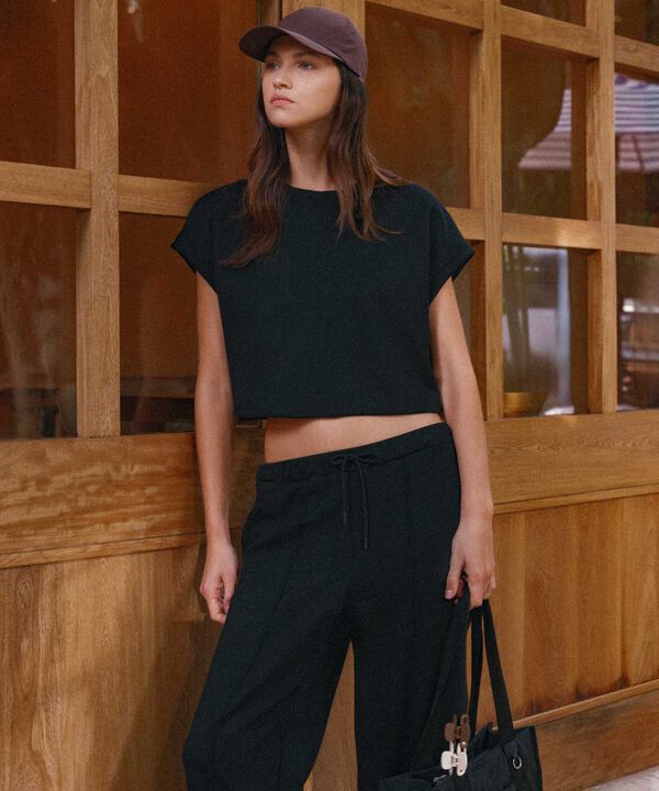 Camiseta Para Mujer Negro