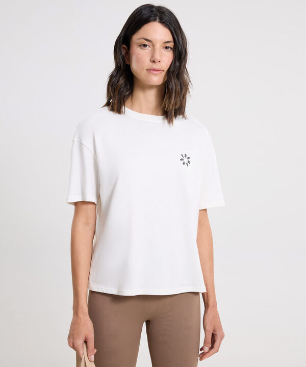 Camiseta Para Mujer Marfil image number null