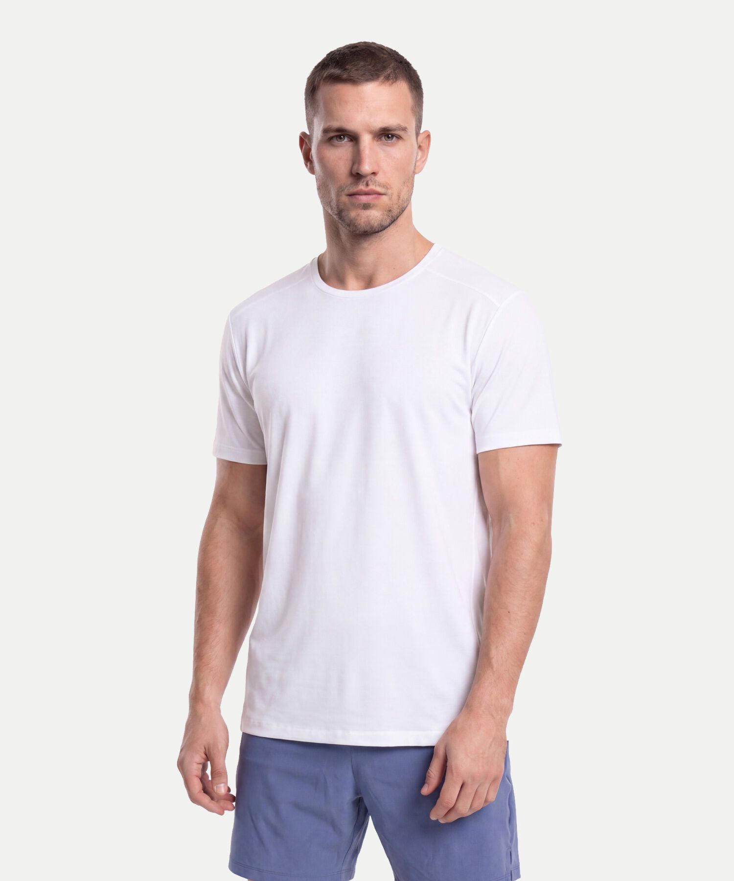 Camiseta Para Hombre Blanco