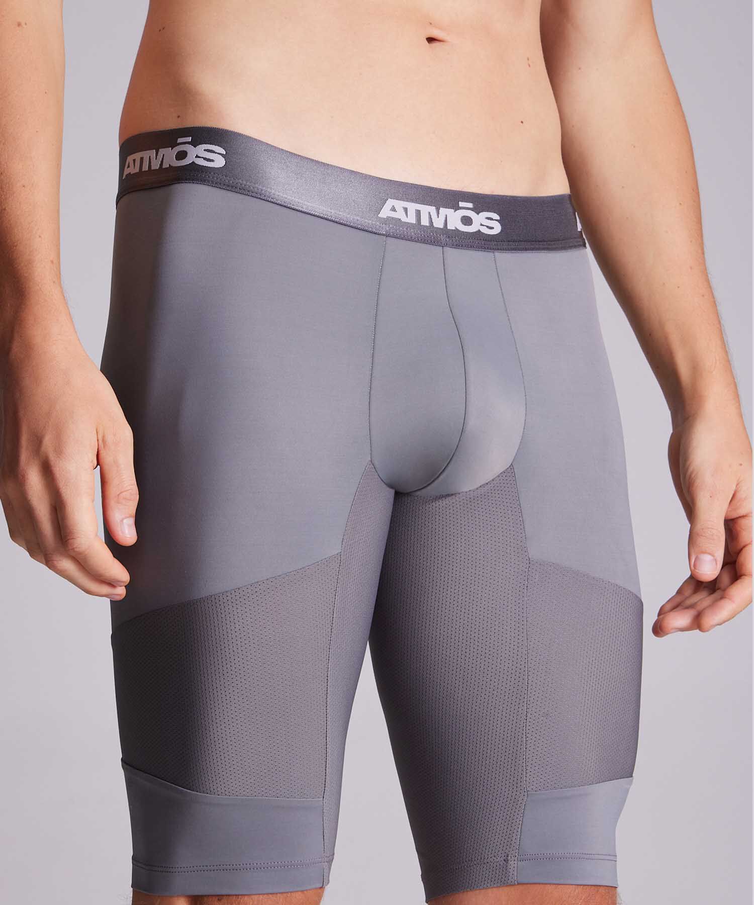 Boxer Para Hombre Gris
