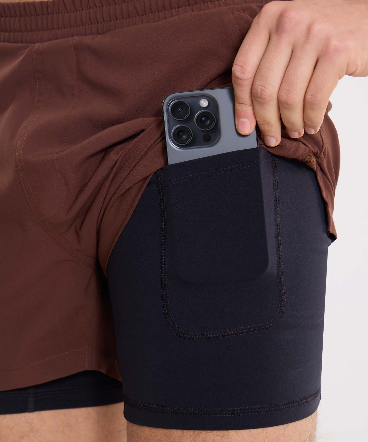 Short Para Hombre CafeOscuro