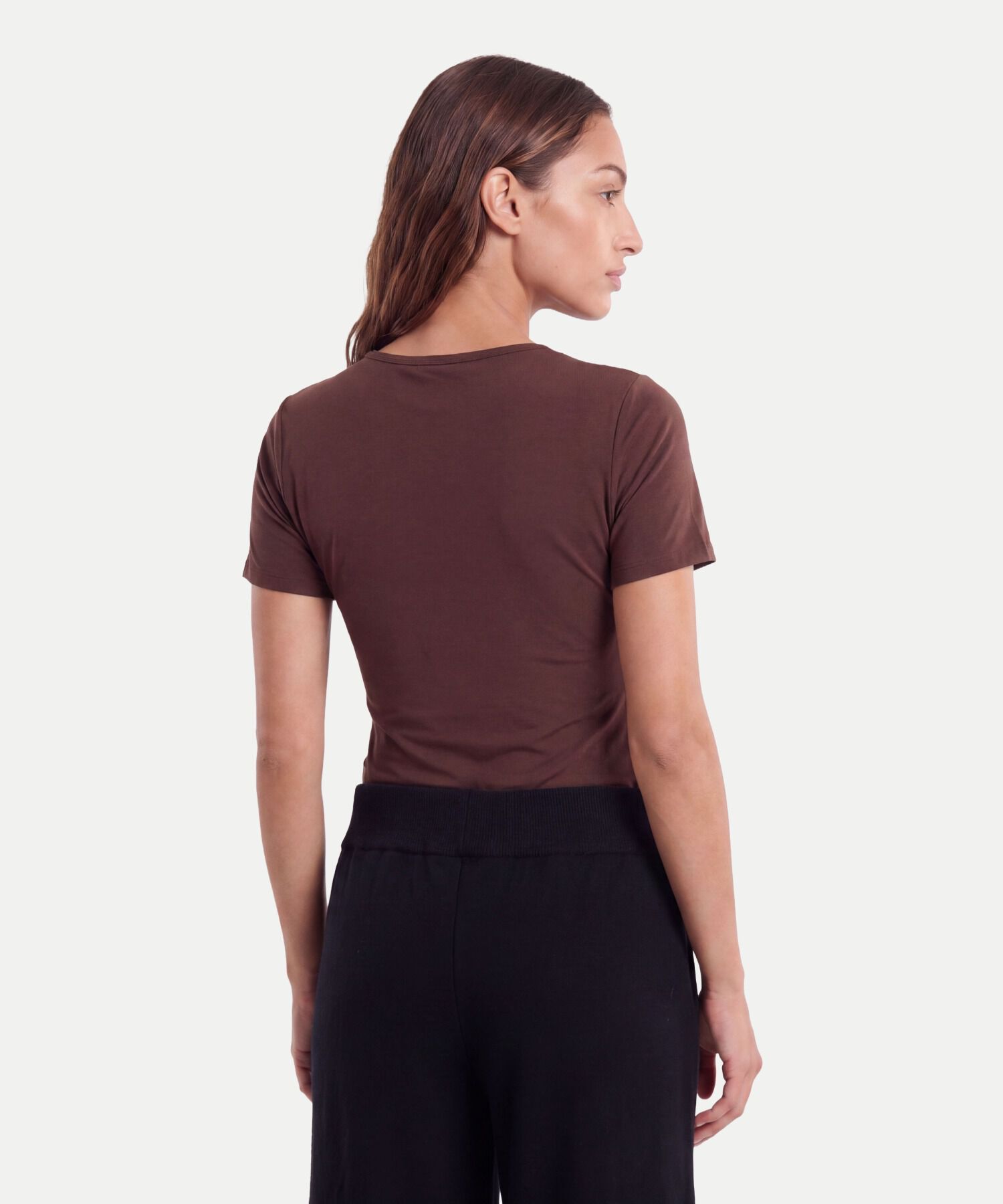 Camiseta Para Mujer CafeOscuro