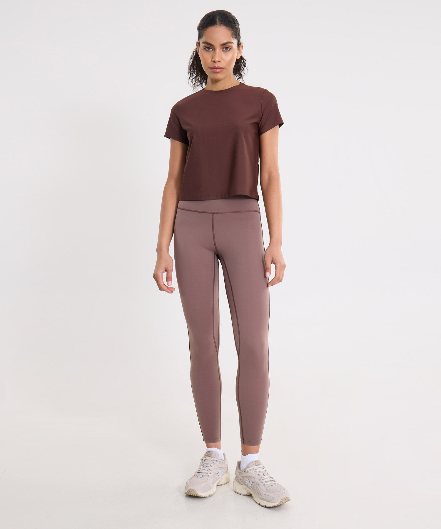 Camiseta Para Mujer CafeOscuro