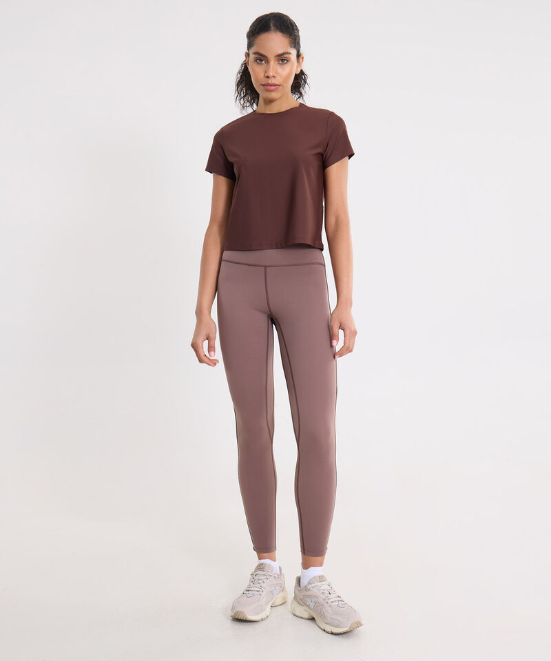 Camiseta Para Mujer CafeOscuro